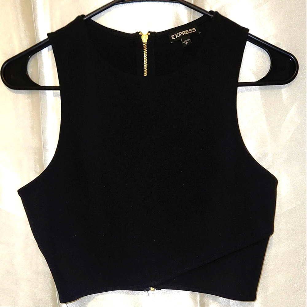 EXPRESS BLK crop top size Small